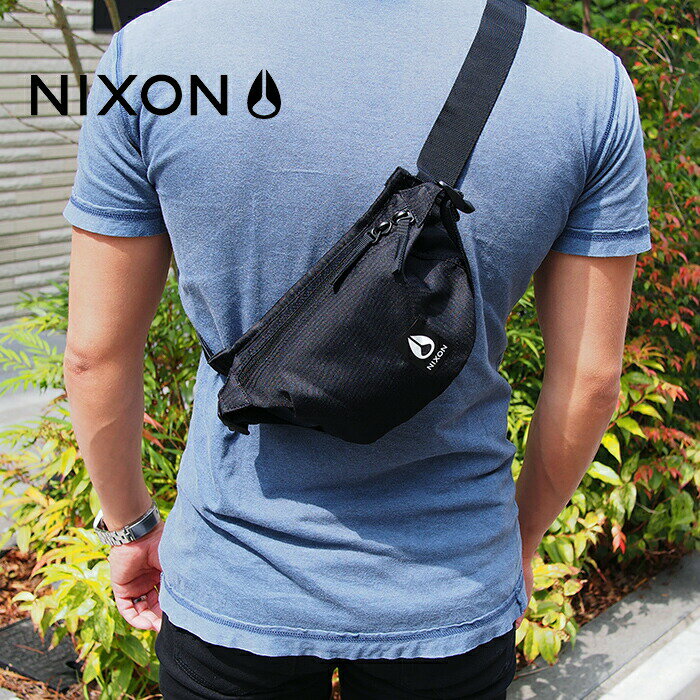 ニクソン NIXON ニクソン ボディバッグ TRESTLES HIP PACK トレスルズ ヒップ パック ALL BLACK C2851 ウエストポーチ