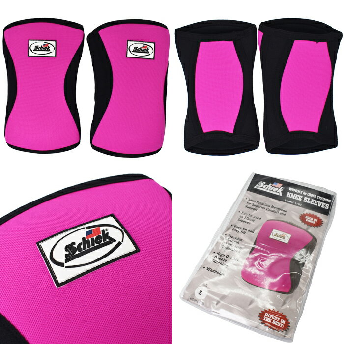 Schiek ������ ��ǥ����� �ˡ����꡼�� �ԥ󥯡ߥ֥�å� ɨ���ݡ����� 1160CF Rx Cross Training Knee Sleeves �������ȥȥ졼�˥� ����