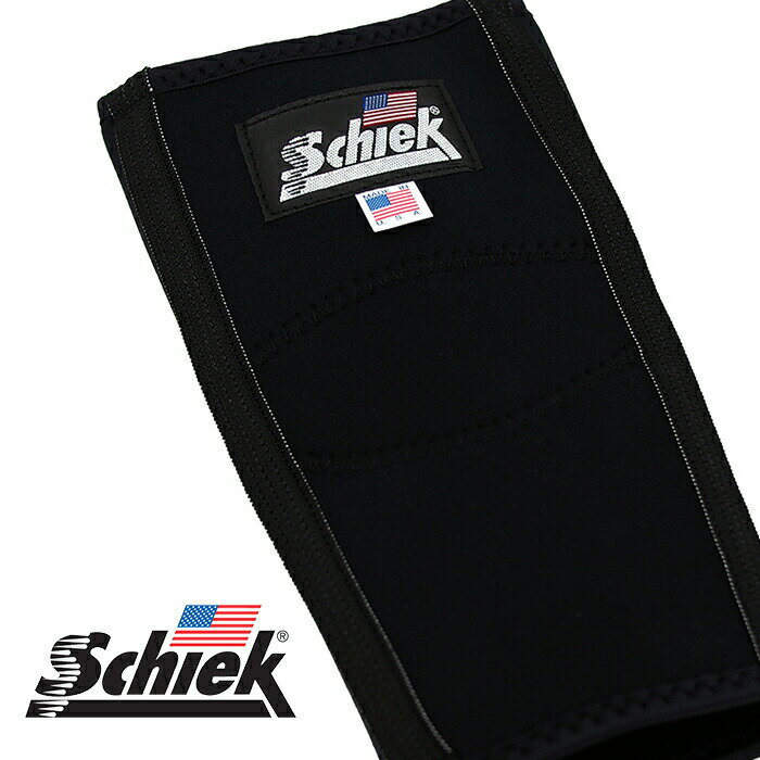 Schiek シーク エルボースリーブ ブラック （1個入） 左右兼用 肘サポーター 1136ES Elbow Sleeve 筋トレ ウエイトトレーニング