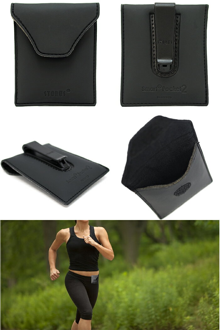 Storus ストラス スマートフィットネスウォレット ブラック マラソン ランニング ジョギング カギ Smart Fitness Wallet