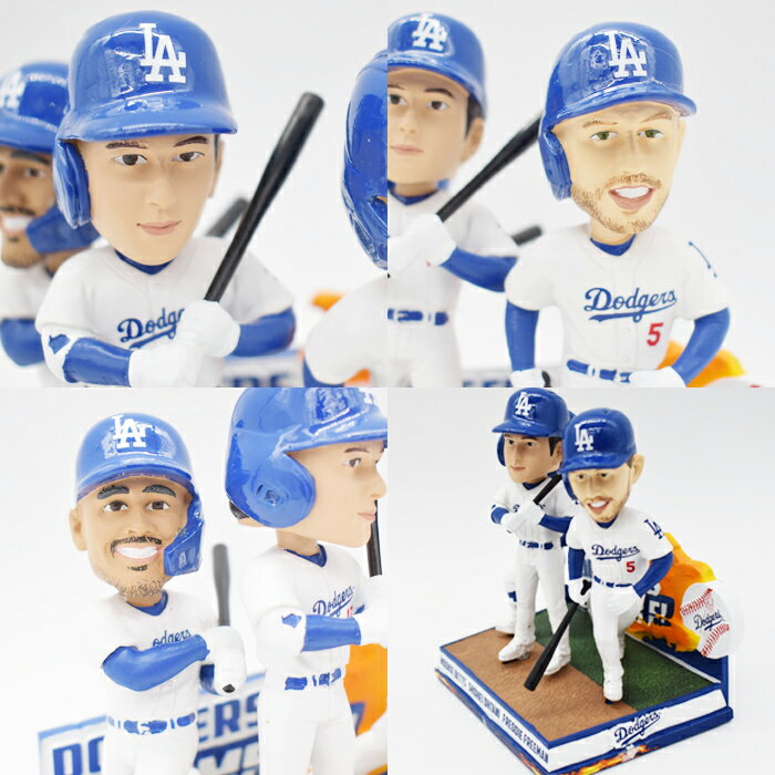 �᥸�㡼�꡼���١����ܡ��� TRIPLE BOBBLE �ܥ֥�إå� ��ë��ʿ �ե�ǥ����ե꡼�ޥ� �ࡼ�������٥å� Shohei Ohtani �� Freddie Freeman �� Mookie Betts Los Angeles Dodgers Big Three Triple Bobblehead �����󥼥륹 �ɥ��㡼�� �󿶤�ͷ� �ɥ��㡼�� ���å�
