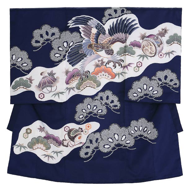 【レンタル】 お宮参り 着物 レンタル お宮参り 産着 レンタル 男の子 お宮参り 産着 レンタル 男の子 お食い初め 産着 男児産着レンタル 着物 レンタル 赤ちゃん 着物 danjiubugi aldanjiubugi 青色 T111