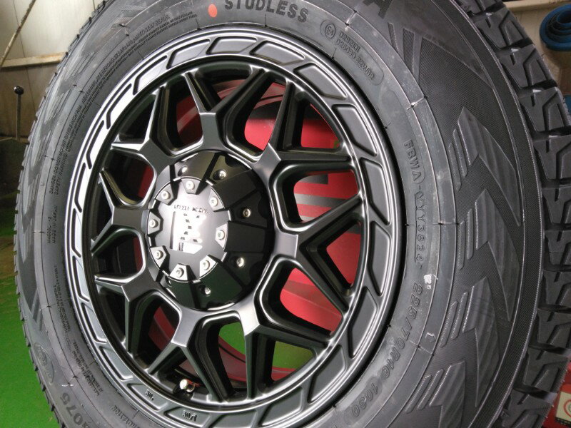 国産スタッドレス 215/65R16 109/107 ヨコハマ アイスガード SUV G075 新品4本セット ハイエース 200系 冬タイヤ ホイールセット 16インチ LEXXEL InFerno