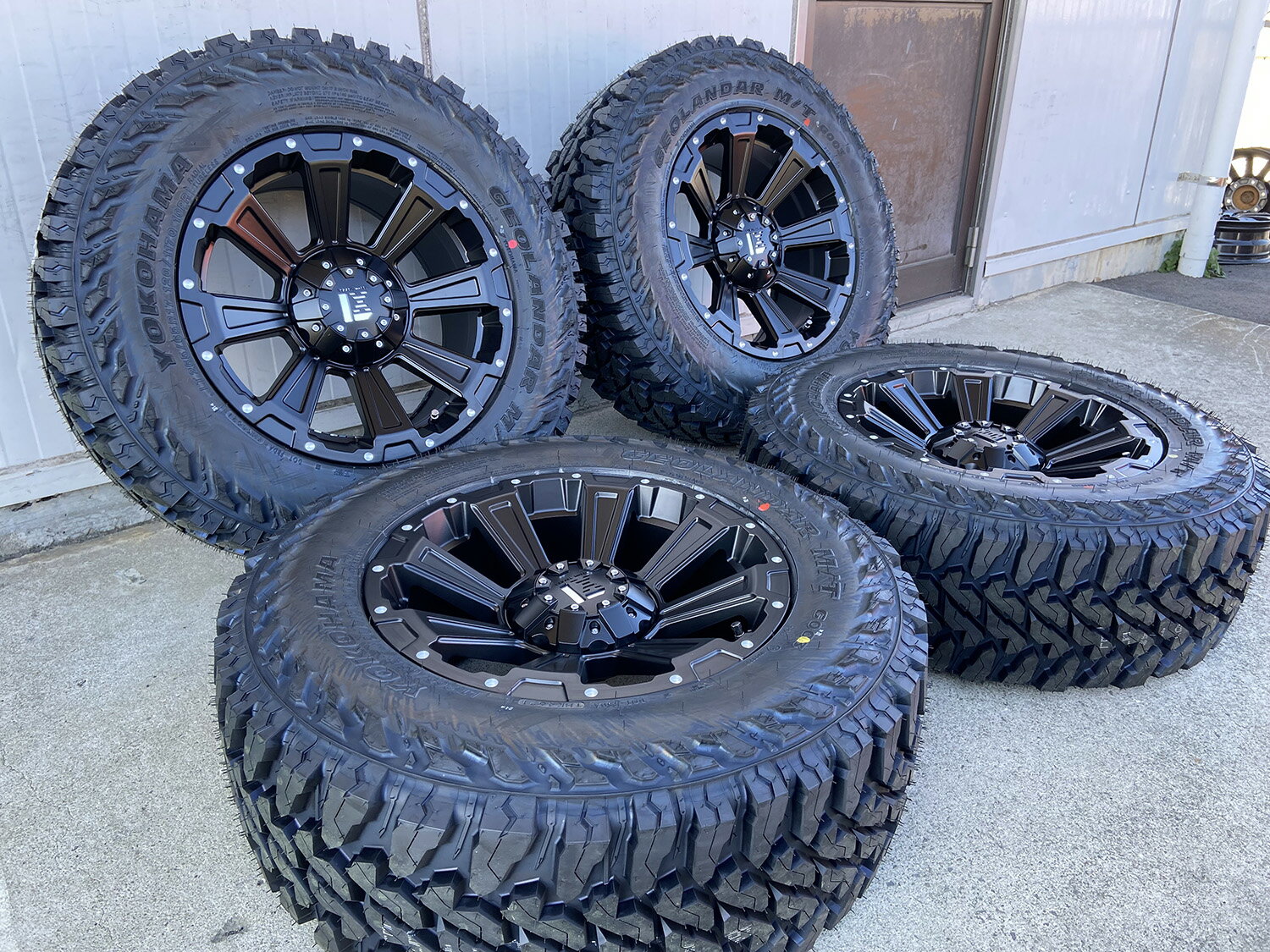 Rakuten - プラド ハイラックス サーフ FJクルーザー H3 17インチ LEXXEL DeathRock デスロック ヨコハマ ジオランダー MT G003 265/65R17 265/70R17 285/70R17