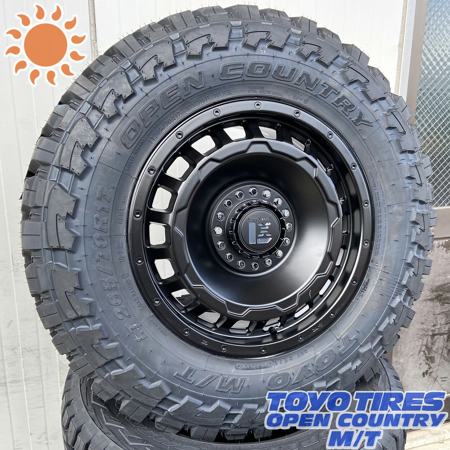 Rakuten - 夏タイヤセット 4本組 JEEP ラングラー JL JK 17インチ LEXXEL SwaGGer スワッガー TOYO OPENCOUNTRY MT トーヨー オープンカントリー MT 265/70R17 265/65R17 マッドタイヤ MTタイヤ 4本セット 1台分