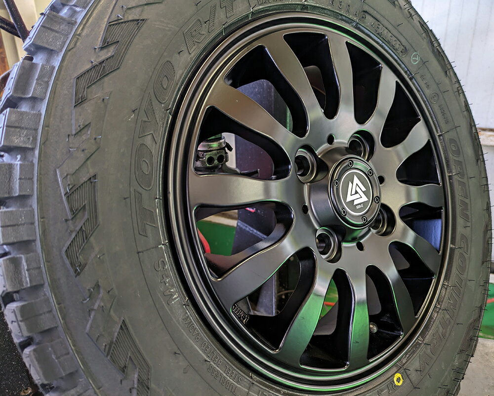 N-VAN アクティ ハイゼット アトレー クリッパー キャリィ 12インチ トーヨー オープンカントリーRT 14..