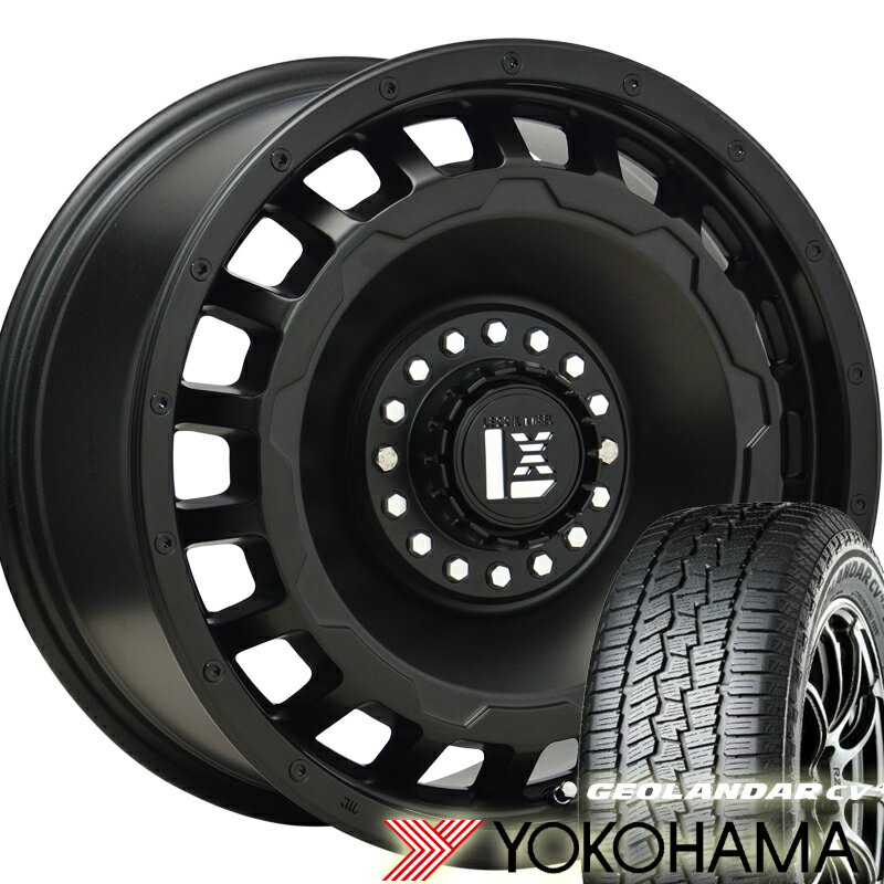 Rakuten - オールシーズンタイヤ ハリアー アウトランダー デリカ D5 エクストレイル CX8 CX5 225/65R17 ヨコハマ ジオランダー CV4S 17インチ タイヤホイール 17インチ