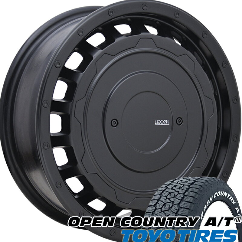 ジムニーシエラ JB74 16インチ LEXXEL SwaGGer スワッガー TOYO OPENCOUNTRY AT3 215/70R16 ホワイトレター