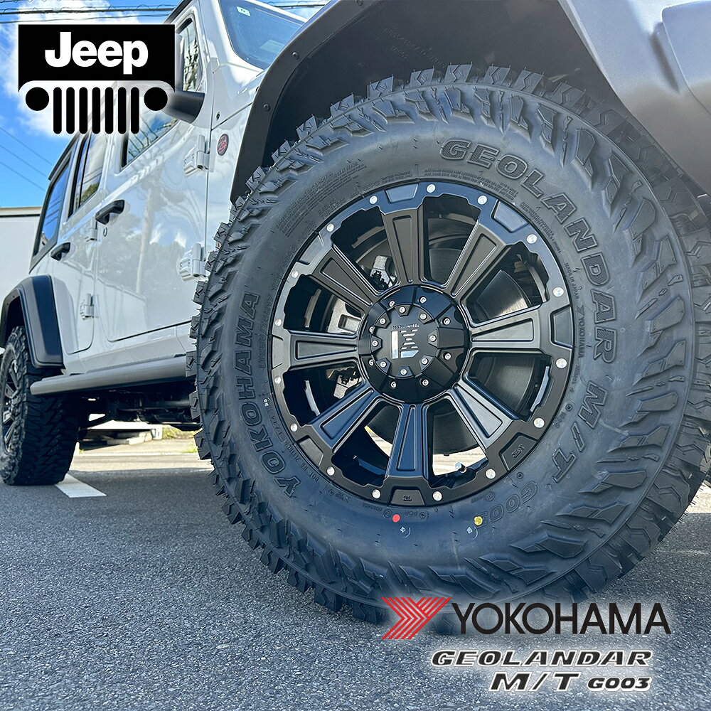 Rakuten - 【即日発送】 JL JK タイヤホイール セット 17インチ DeathRock YOKOHAMA ジオランダー MT 265/65R17 265/70R17 275/70R17 285/70R17 33x12.50R17 35x12.50R17 37x12.50R17