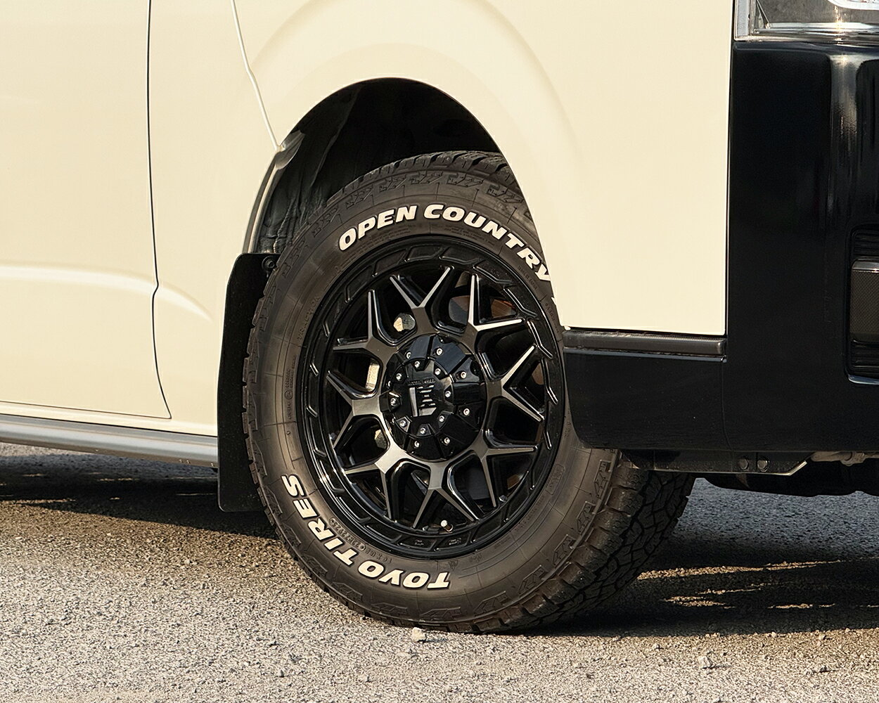 ハイエース 200系 レジアスエース｜16インチ タイヤホイール TOYO オープンカントリー AT3 215/65R16 車検対応 新品4本セット LEXXEL InFerno