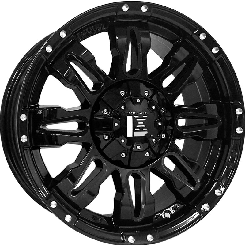 LEXXEL WHEEL レクセル ホイール Balano バレーノ 17x8.0 +25 139.7-6H ホイールのみ 1本から