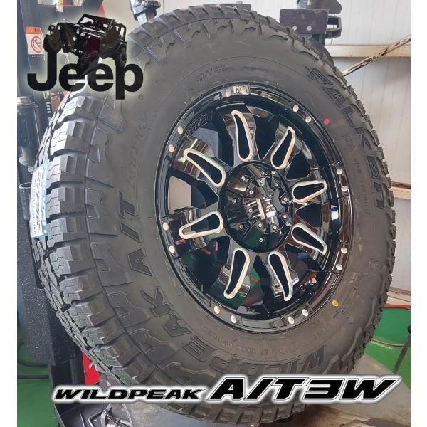 オールテレンタイヤ JEEP ラングラー JL JK RAV4 新品 タイヤホイールセット 17インチ ファルケン WILDEPEAK A/T3W 265/70R17 265/65R17
