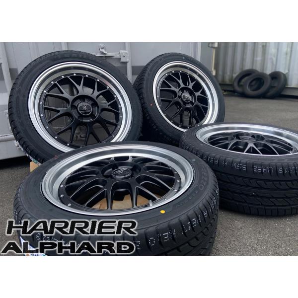 イチオシ!! タイヤホイールセット BD00 19インチ ハリアー アウトランダー RAV4 アルファード ヴェルファイア 特選タイヤ 245/40R19 新品4本セット 8.5J +35