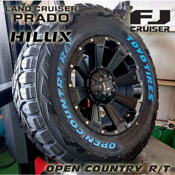 ランドクルーザー 300系 ランクル300 17インチ LEXXEL DeathRock デスロック TOYO OPENCOUNTRY RT 265/70R17 タイヤホイールセット タイヤホイール