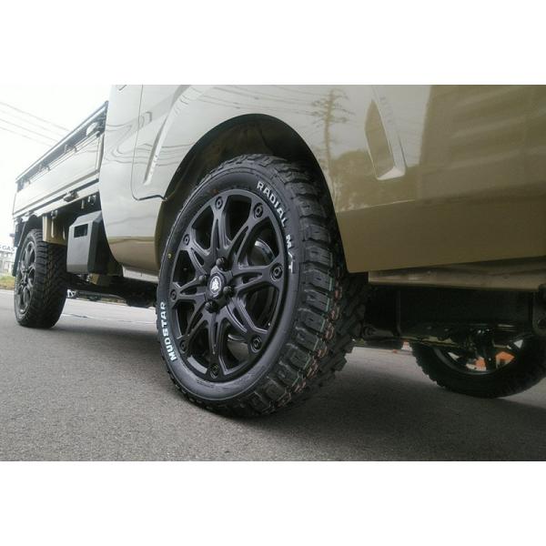 GEOLANDAR ハイゼット 軽トラ タイヤホイール マットブラック 15