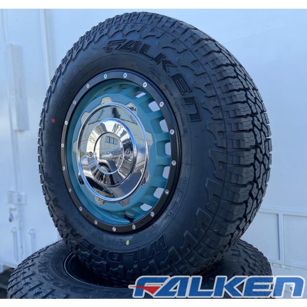 オールテレンタイヤ デリカD5 RAV4 エクストレイル CX5 16インチ 新品タイヤホイールセット ファルケン WILDEPEAK A/T03W 225/75R16 235/70R16