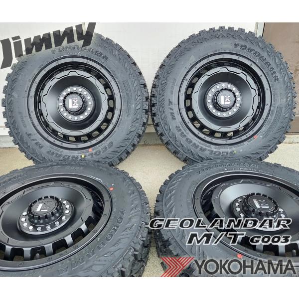 Rakuten - ヨコハマ ジオランダー MT G003 16インチ 5.5J +20 タイヤ ホイール 4本セット JB64 JA11 JA12 JA22 JB23 ジムニー 175/80R16 185/85R16 195R16