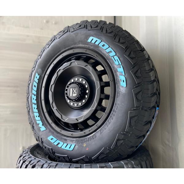 Rakuten - 120 150 プラド ハイラックス サーフ FJクルーザ H3 17インチ SwaGGer モンスター マッドウォーリアー 265/65R17 265/70R17 ホワイトレター