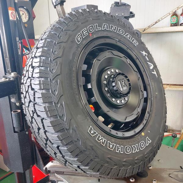 Rakuten - サマータイヤ 新品 タイヤホイール4本セット ヨコハマ ジオランダー X-AT 235/70R16 245/70R16 ホワイトレター