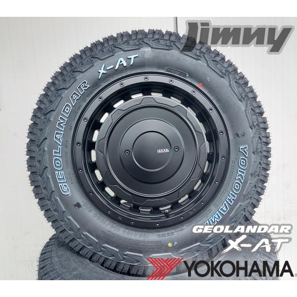 Rakuten - サマータイヤ JB64 JB23 JB22 JA12 JA11 ジムニー LEXXEL SwaGGer Old style 新品タイヤホイール4本セット ヨコハマ ジオランダー X-AT 195R16 ホワイトレター