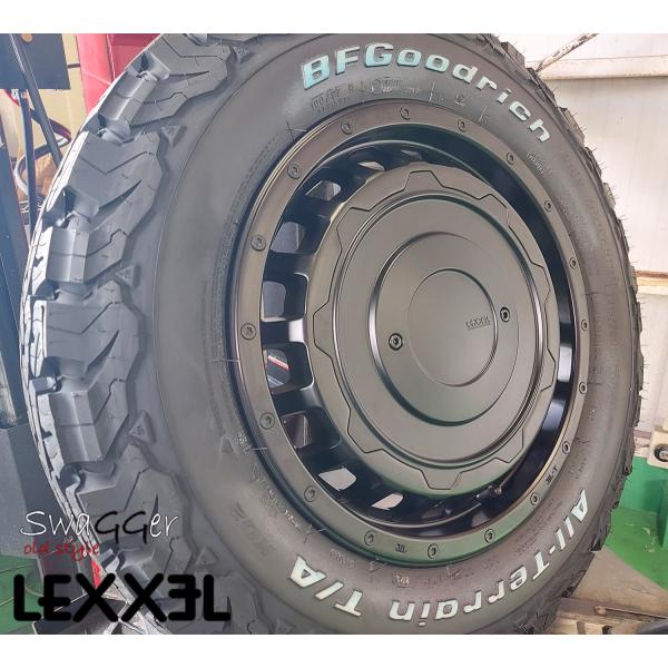ジムニーシエラ JB74 16インチ LEXXEL SwaGGer Old style スワッガー BF Goodrich ALLTERRAIN KO2 215/70R16 225/70R16 225/75R16 ホワイトレター