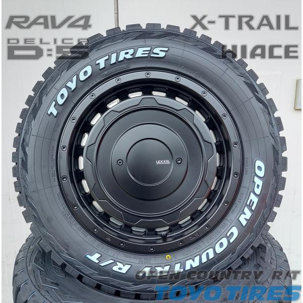 Rakuten - D5 デリカ エクストレイル クロスロード CX5 RAV4 16インチ LEXXEL SwaGGer Old style スワッガー トーヨー オープンカントリー RT 235/70R16 225/70R16 ホワイトレター