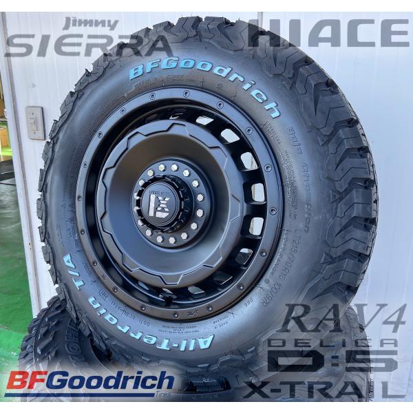 ジムニーシエラ JB74 16インチ LEXXEL SwaGGer スワッガー BF Goodrich ALLTERRAIN KO2 215/70R16 225/70R16 225/75R16 ホワイトレター