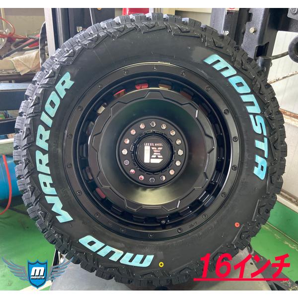 Rakuten - ジムニーシエラ JB74 16インチ LEXXEL SwaGGer スワッガー モンスタ マッドウォーリアー 215/70R16 ホワイトレター