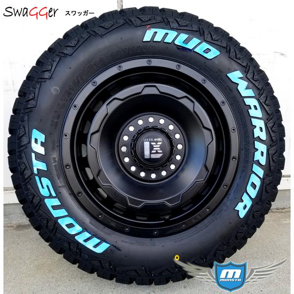 Rakuten - ジムニーシエラ JB74 16インチ LEXXEL SwaGGer スワッガー モンスタ マッドウォーリアー 215/70R16 ホワイトレター
