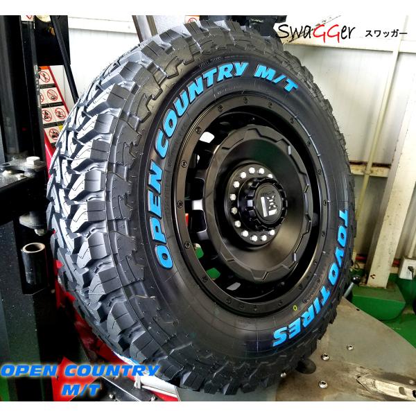 ジムニーシエラ JB74 16インチ LEXXEL SwaGGer スワッガー トーヨーオープンカントリーMT 225/75R16 ホワイトレター