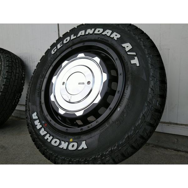 200系ハイエース レジアスエース タイヤ ホイール セット 16インチ ヨコハマ ジオランダー AT 215/65R16 ホワイトレター 車検対応