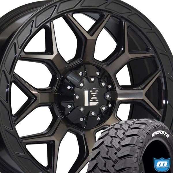 グランドチェロキー 20インチ LEXXEL InFerno MONSTA RT ハイブリッド 265/50R20 275/55R20