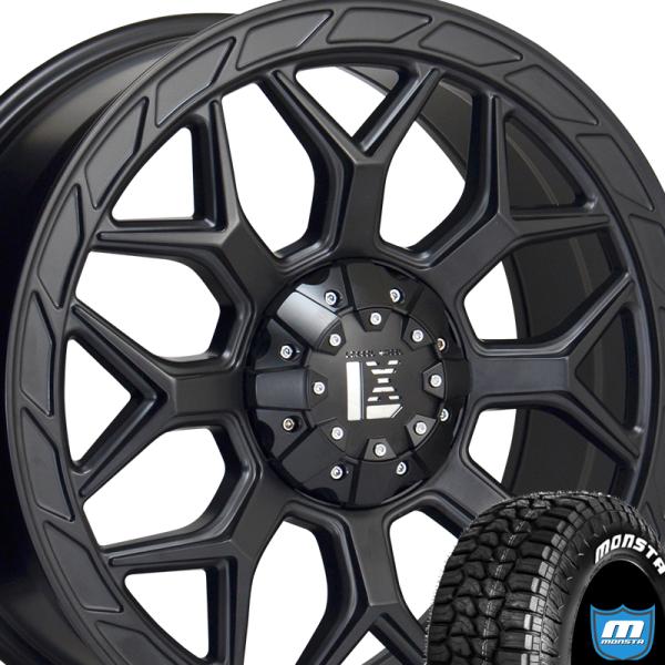 グランドチェロキー 20インチ LEXXEL InFerno MONSTA RT ハイブリッド 265/50R20 275/55R20