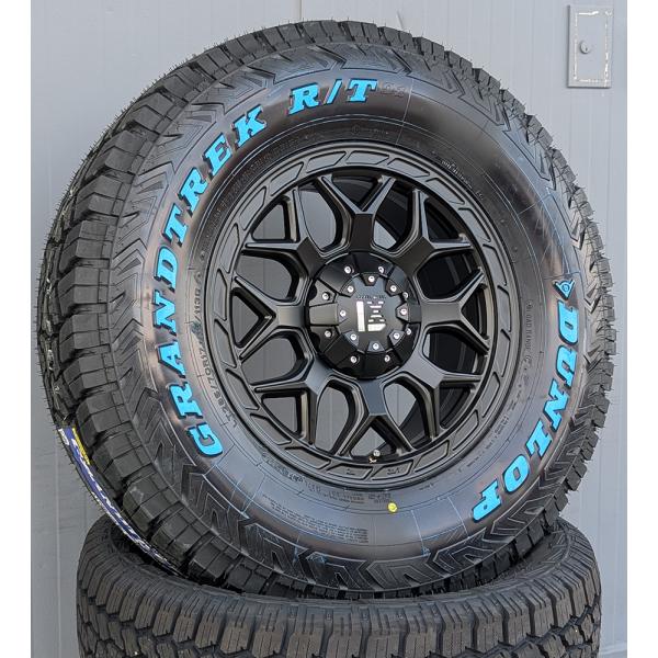 プラド ハイラックス パジェロ トライトン 17インチ LEXXEL InFerno ダンロップ グラントレック RT01 265/70R17 265/65R17