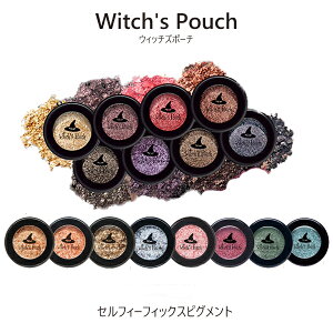 ウィッチズポーチ 韓国コスメ セルフィーフィックス ピグメント 全16色から1色選べる アイシャドウ ピグメントシャドウ グリッターカラー パール粒子 ラメ 発色【Witch's Pouch】【【ギフト プレゼント バレンタイン 2021】】バレンタイン
