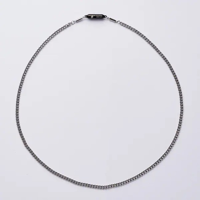 磁気ネックレス アンラスト KiHei-喜平 ネックレス シルバー 53cm 磁気ネックレス 医療機器認証 ネオジム永久磁石 150ミリテスラ 2個 UNrust UN-301S2