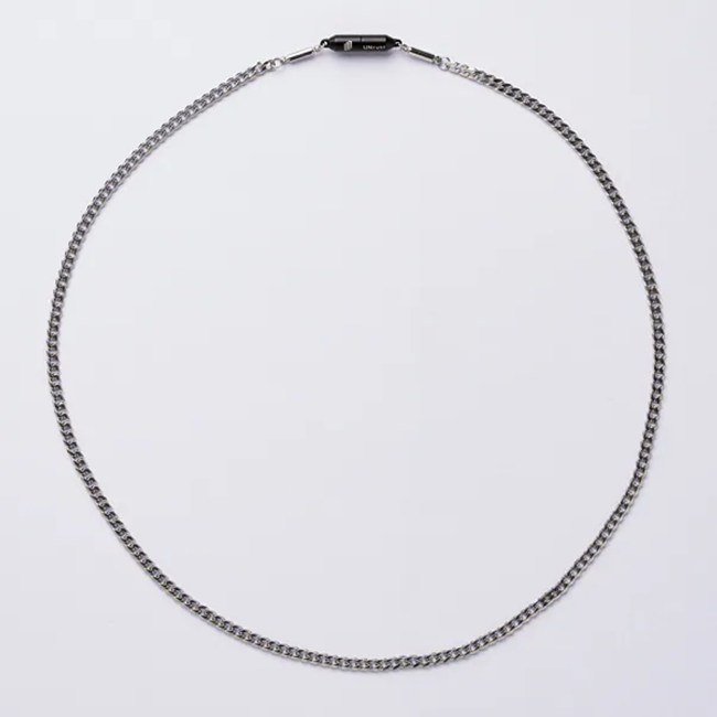 磁気ネックレス アンラスト KiHei-喜平 ネックレス シルバー 53cm 磁気ネックレス 医療機器認証 ネオジム永久磁石 150ミリテスラ 2個 UNrust UN-301S6