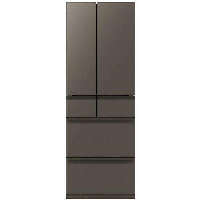 冷蔵庫(401～500L) 三菱 6ドア 中だけひろびろ大容量 MZシリーズ 幅65cm 485L フレンチドア(観音開き) グランドアンバーグレー MR-MZ49M-H