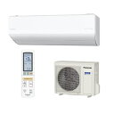 エアコン(2.9~4.0kw) パナソニック HX 壁掛形 14畳程度 シングル 単相100V ワイヤレス 室内電源 ルームエアコン CS-405DHX-W