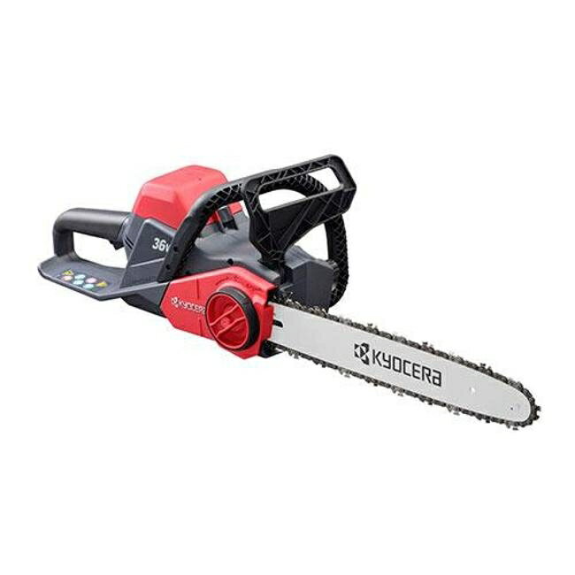 芝刈り機・草刈り機・ブロワー・チェンソー 庭 草刈り 雑草 手入れ 草抜き 工具 DIY 加工 キョウセラ 2500mAh電池パック1個付 36V充電式チェンソ...