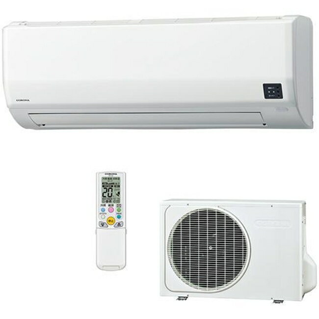 エアコン(〜2.8kw) コロナ CSH-WK28AR2 室内外機セット 6畳 8畳 10畳 暖房 冷房 ReLaLa WKシリーズ 単相200V 寒冷地向け-25℃対応 10畳用