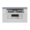 ガスコンロ ガス コンロ リンナイ ビルトインコンロ 幅75cm BEIZ(ベイズ) 強火力(左・右) カームシルバー ココットプレート付属 RHS71W33L...