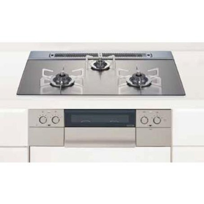 ガスコンロ ガス コンロ ハーマン ビルトイン 3口ガスコンロピアット piatto 無水両面焼ワイド オートグリル ガラストップ 60cmタイプ DW36U5WAP2STES 13A 都市ガス