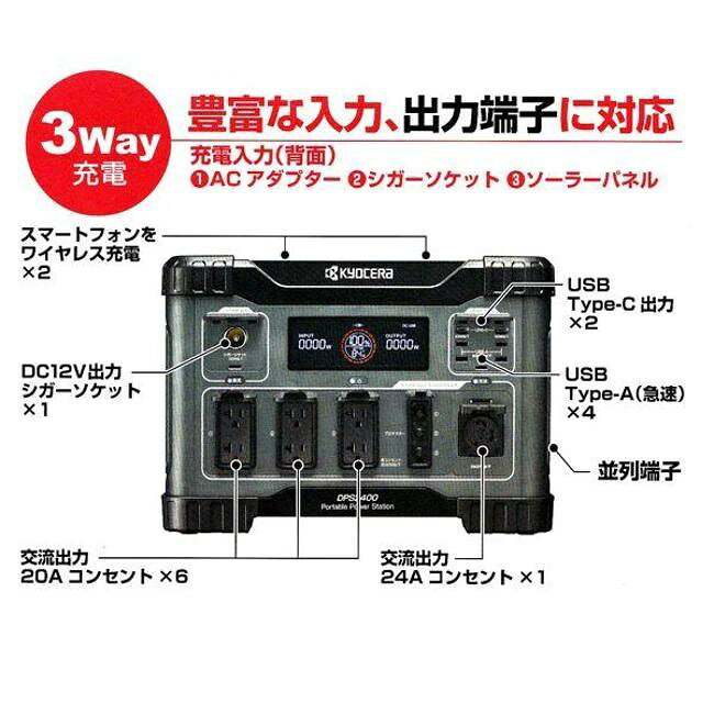 キョウセラ DPS2400 充電池・充電器・変...の紹介画像2