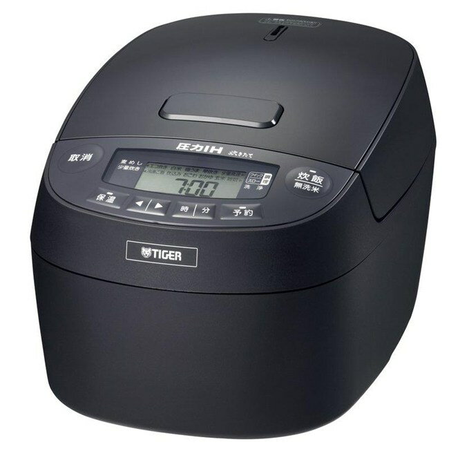 炊飯器 ライスクッカー タイガー 圧力IH炊飯器 炊きたて グロスブラック [5.5合炊き] TIGER JPV-C100-KG 15時まで当日出荷※営業日・入金済