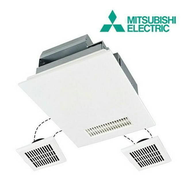 ヒーター・ストーブ ヒーター スートーブ 暖房器具 暖房 三菱 バス乾燥暖房換気システム 24時間換気機能付 3部屋換気用 100V バスカラット24 V-14...