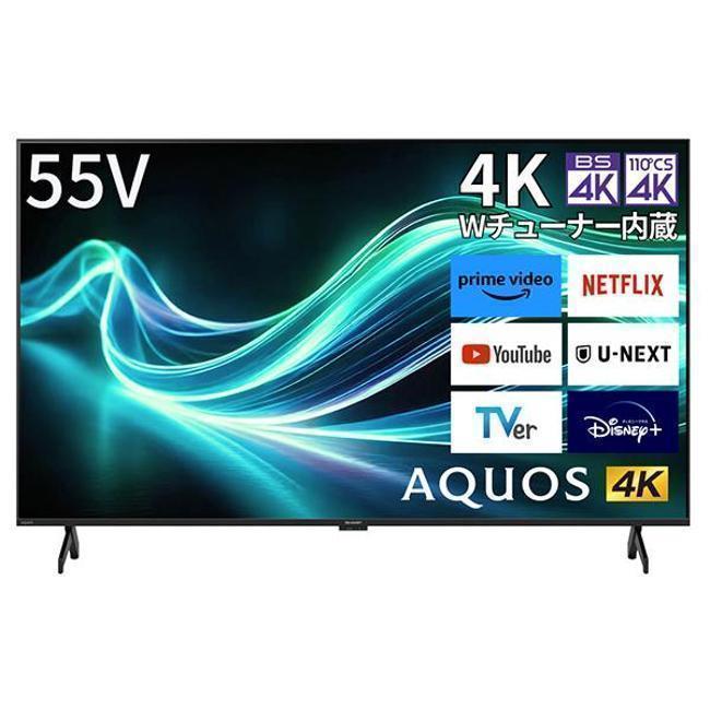 乐天商城 - シャープ 4T-C55GL1 AQUOS アクオス 4K 55型 4K対応 BS・CS 4Kチューナー内蔵 テレビ51型〜55型 テレビ TV