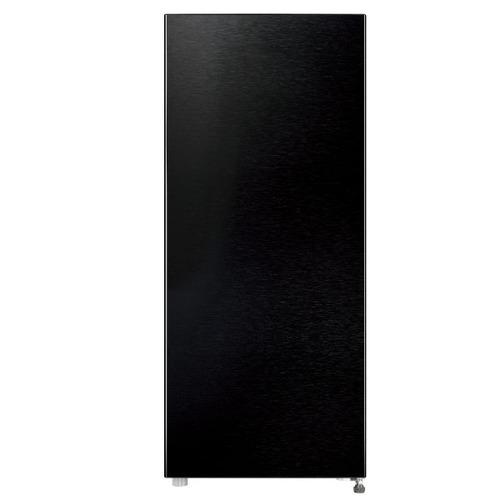 冷凍庫(～150L) 一人暮らし ひとり暮らし 小型 アクア ファン式冷凍庫 76L 右開き 1ドア 幅40cm インバーター搭載 エネ静音 引き出し式バスケット AQF-SFA8R(K) ブラック系 AQF-SFA8R-K