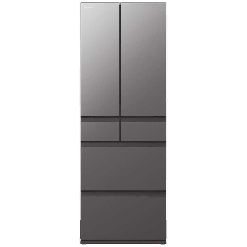 HITACHI - 冷蔵庫(501〜599L) 大型冷蔵庫 日立 HZCタイプ チャコールグレー ［幅65cm /540L /6ドア /観音開きタイプ /］ R-HZC54Y-XH