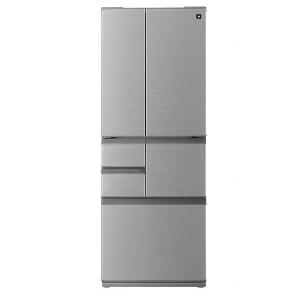 SHARP - 冷蔵庫(401〜500L) シャープ 観音開き フレンチドア 大容量 SHARP アッシュシルバー SJ-X502P-S
